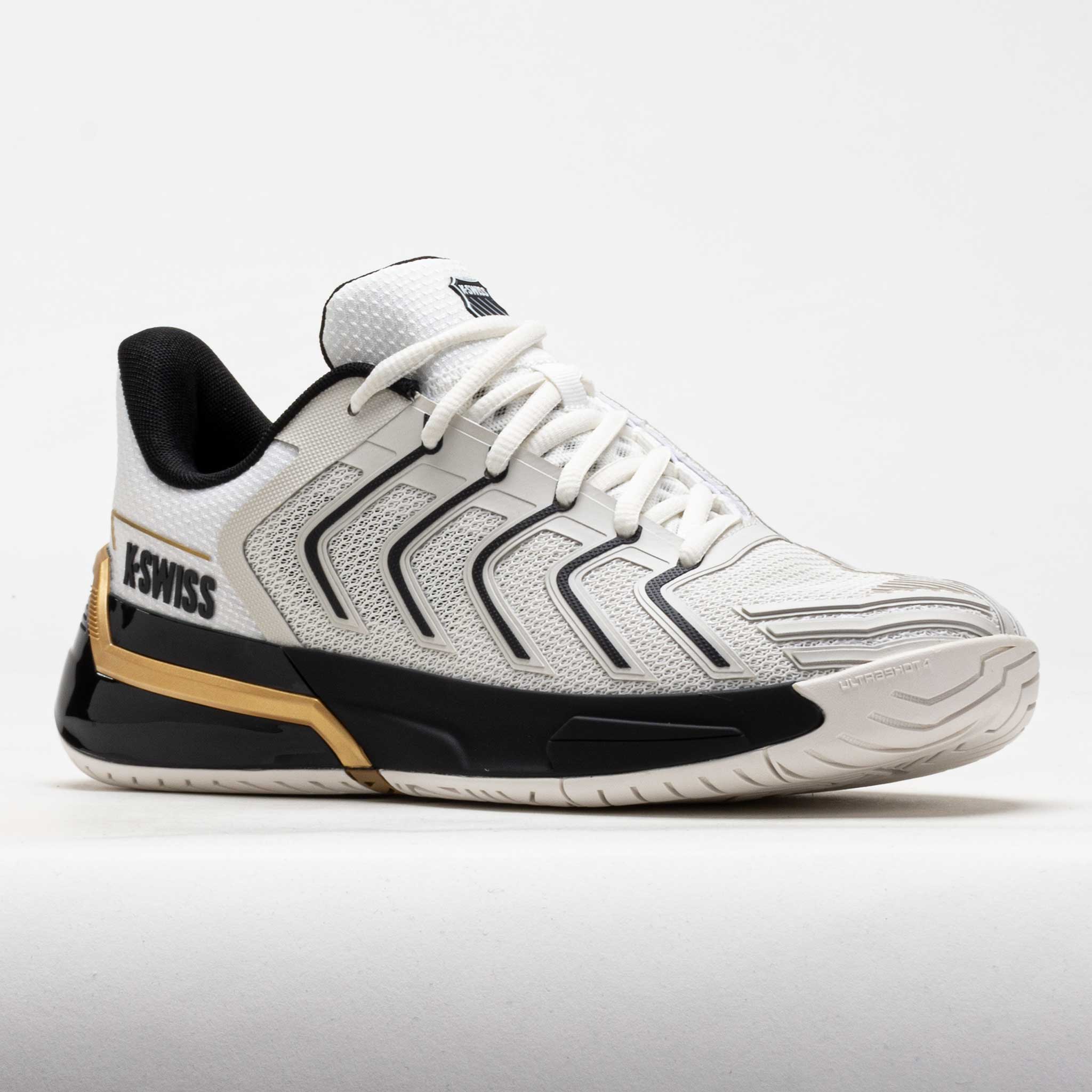 K-Swiss Ultrashot 4 Men's Blanc de Blanc/Moonless Night/Gold
