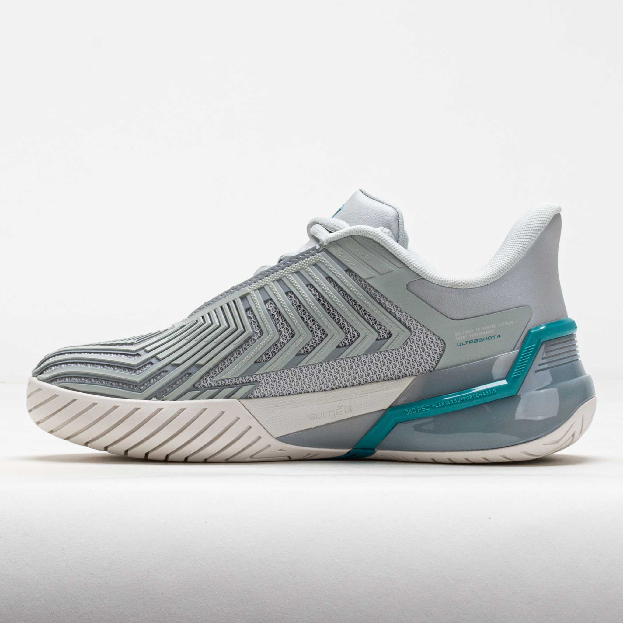 K-Swiss Ultrashot 4 Women's Glacier Grey/Baltic/Blanc de Blanc