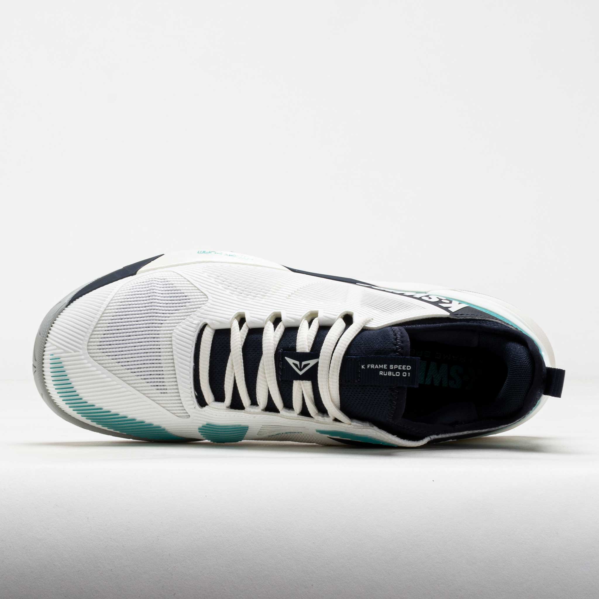 K-Swiss K-Frame Speed Rublo Men's Blanc de Blanc/Carbon/Baltic
