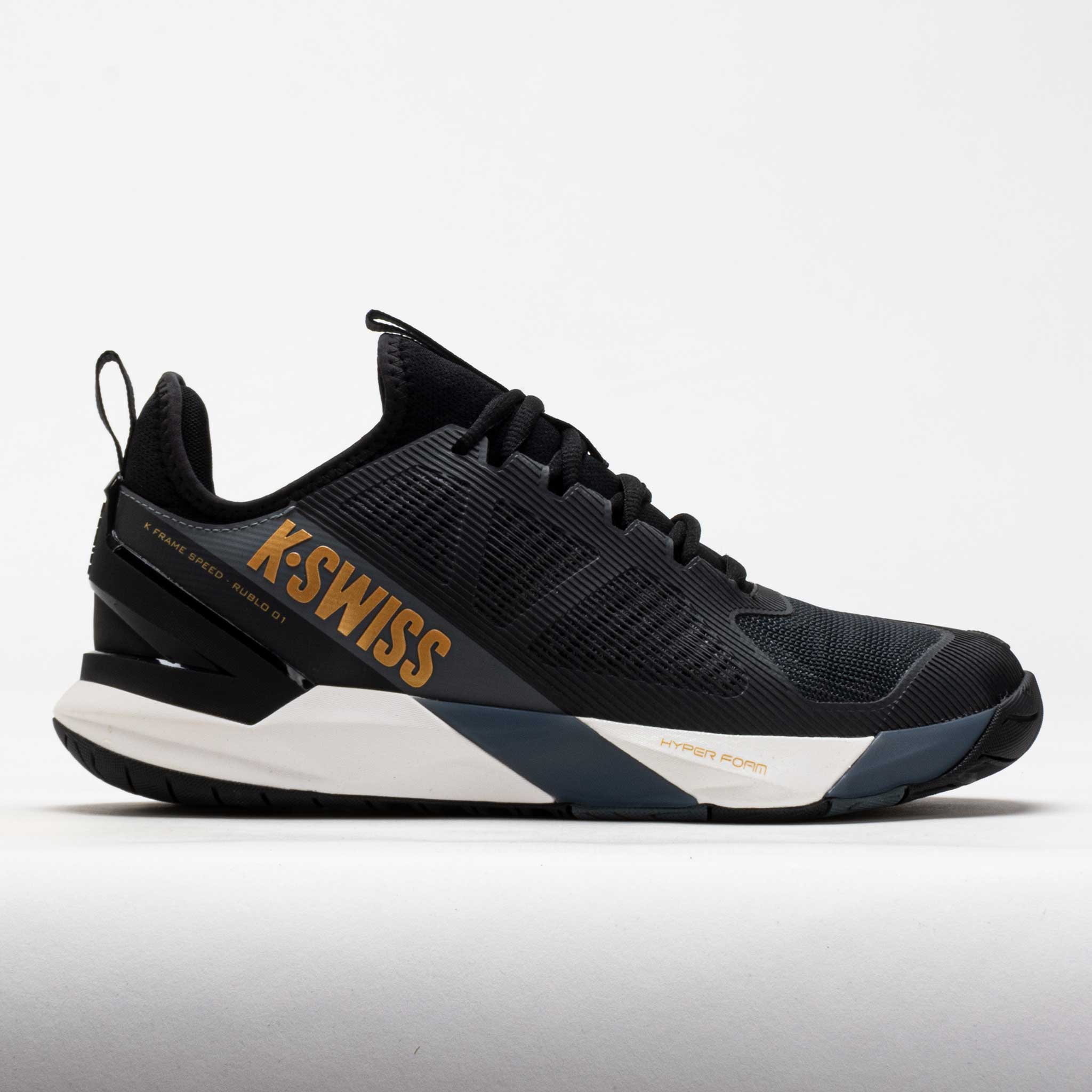 K-Swiss K-Frame Speed Rublo Men's Moonless Night/Blanc de Blanc/Gold