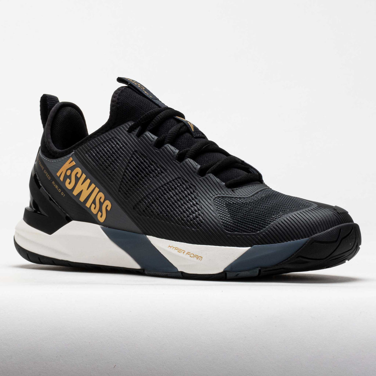 K-Swiss K-Frame Speed Rublo Men's Moonless Night/Blanc de Blanc/Gold
