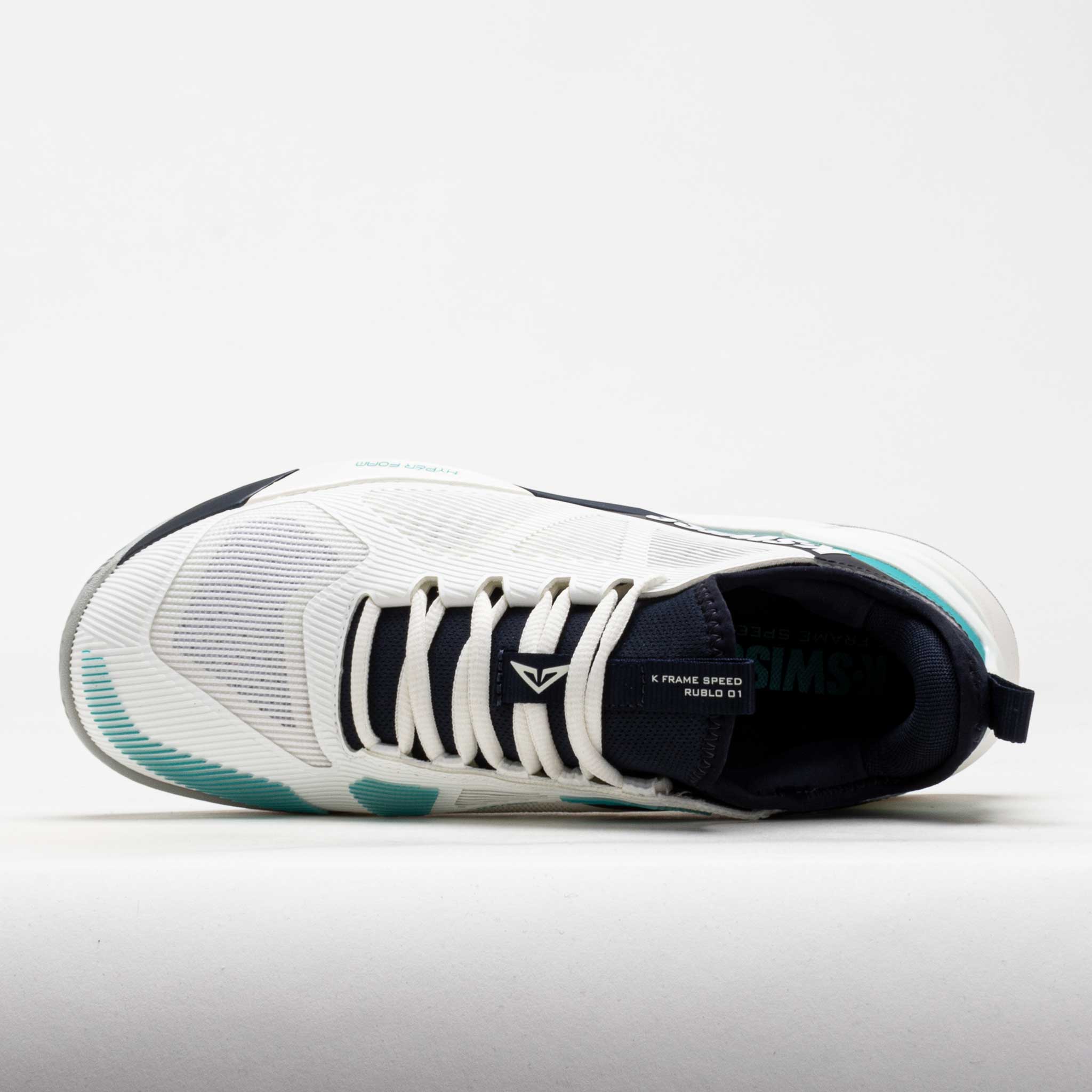 K-Swiss K-Frame Speed Rublo Clay Men's Blanc de Blanc/Carbon/Baltic
