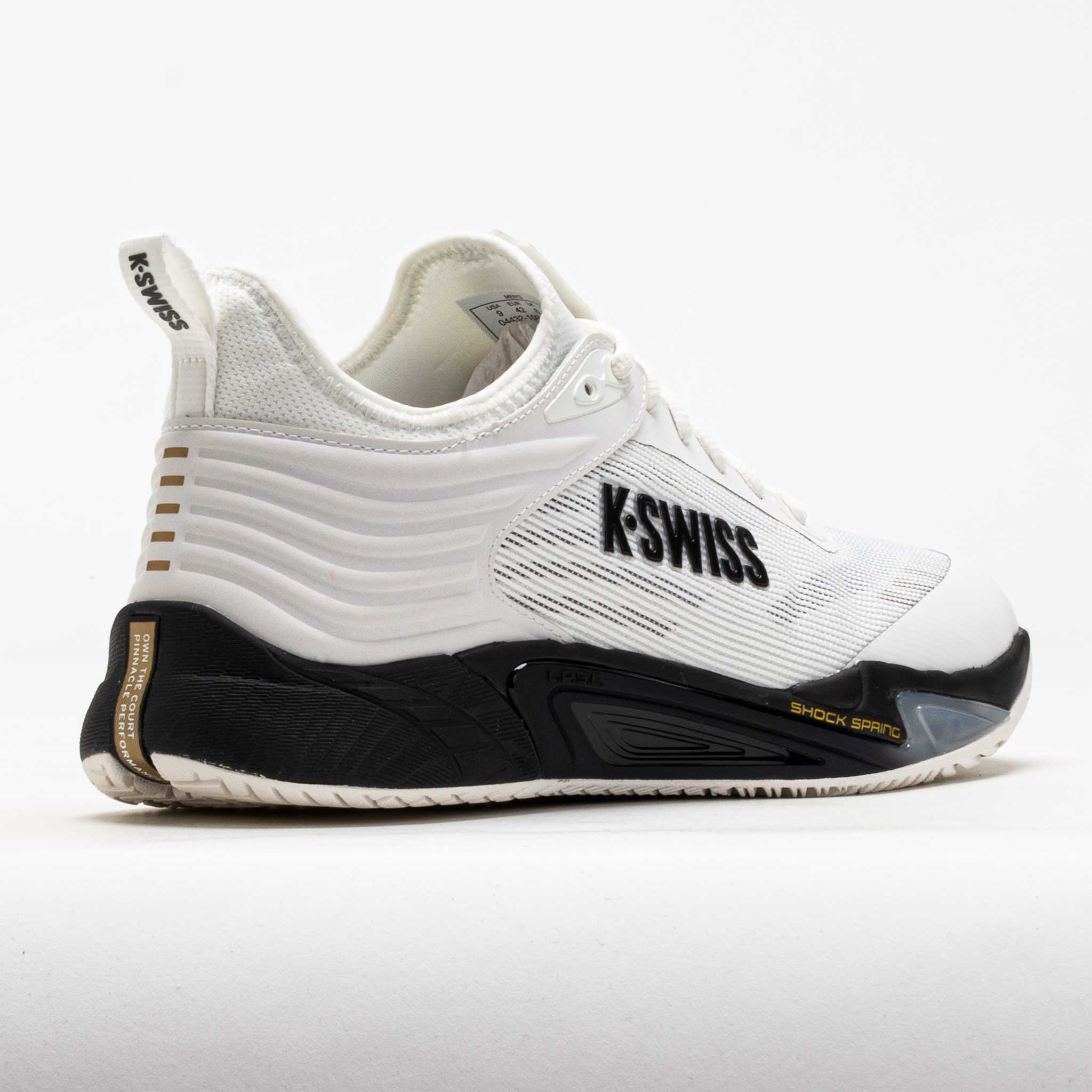 K-Swiss Hypercourt Pinnacle Men's Blanc de Blanc/Moonless Night/Gold