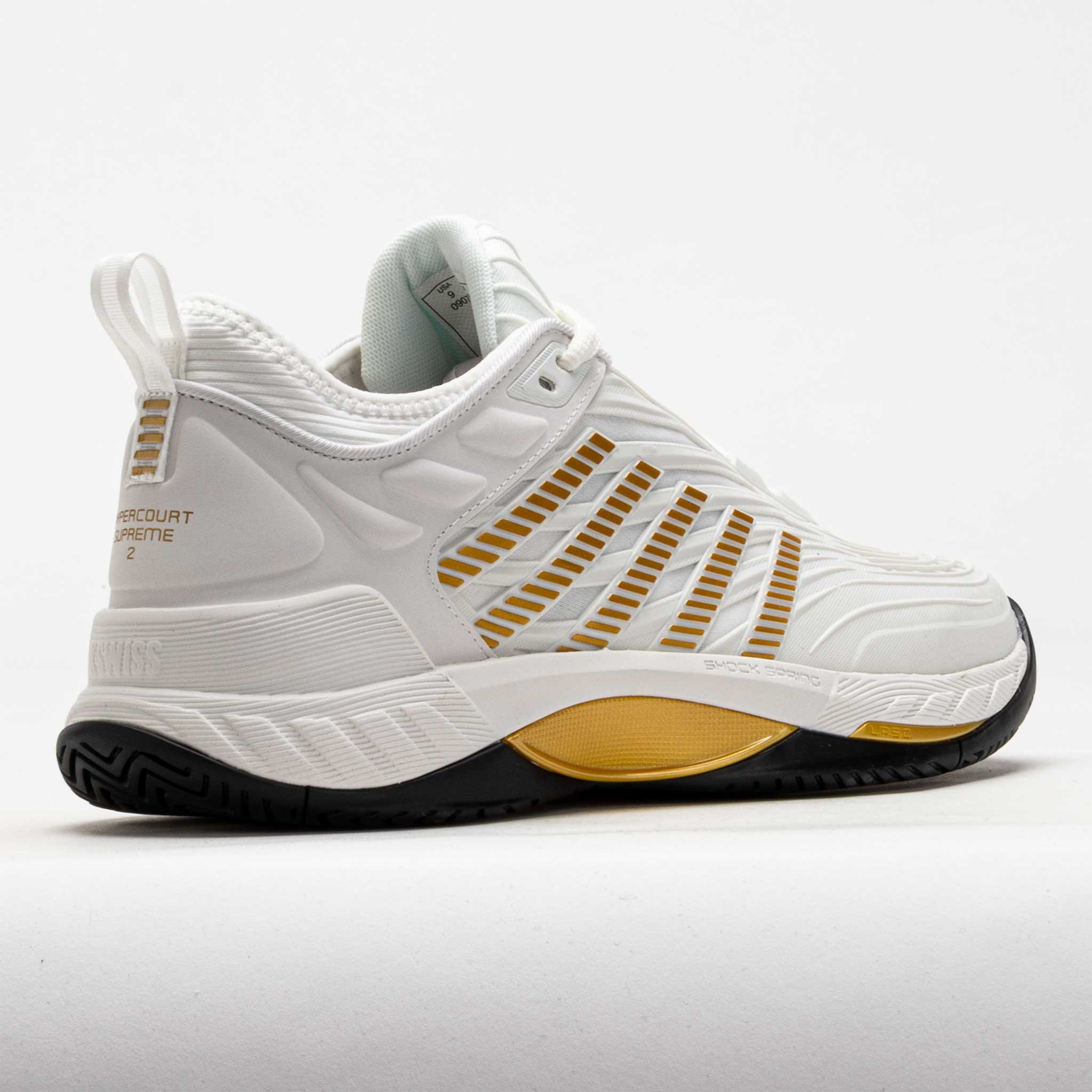 K-Swiss Hypercourt Supreme 2 Men's Blanc de Blanc/Moonless Night/Gold