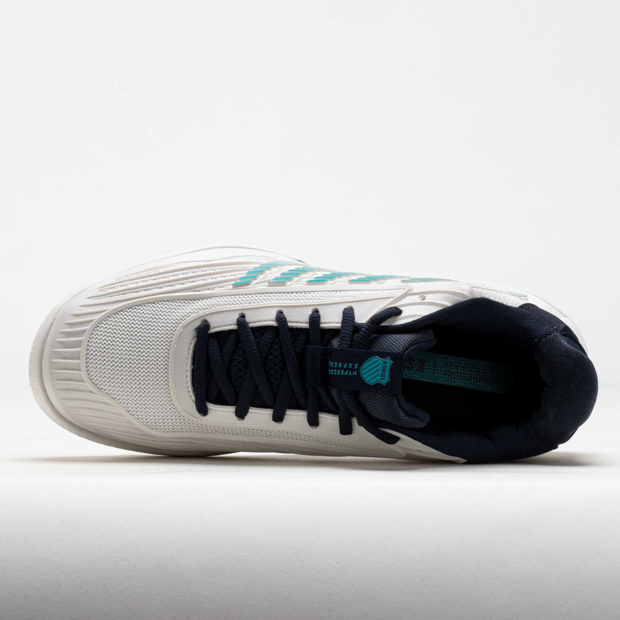 K-Swiss Hypercourt Express 3 Men's Blanc de Blanc/Carbon/Baltic