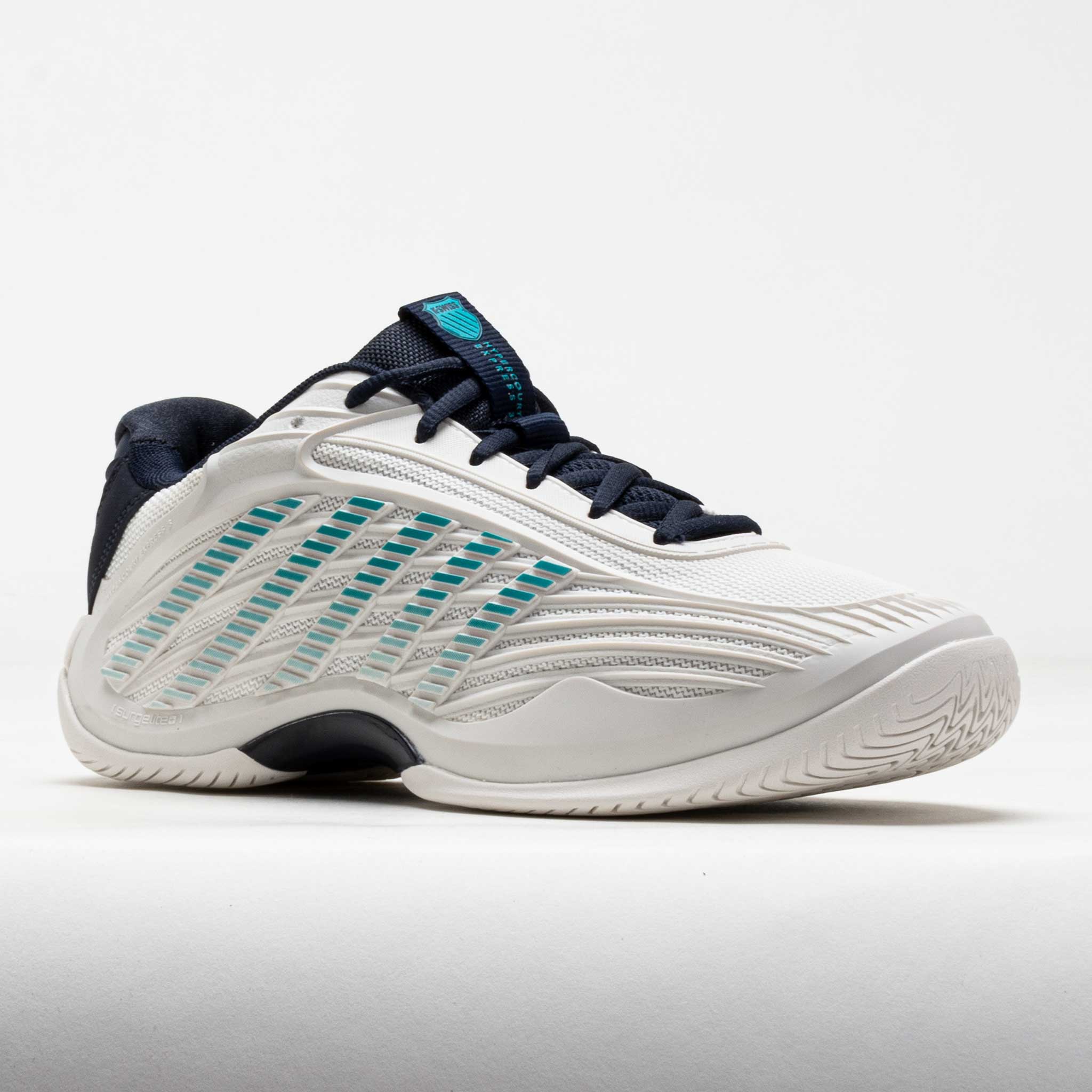 K-Swiss Hypercourt Express 3 Men's Blanc de Blanc/Carbon/Baltic