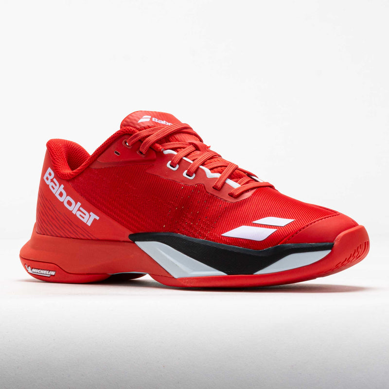 Babolat Jet Mach 4 Men's Cherry Tomato/White – Holabird Sports