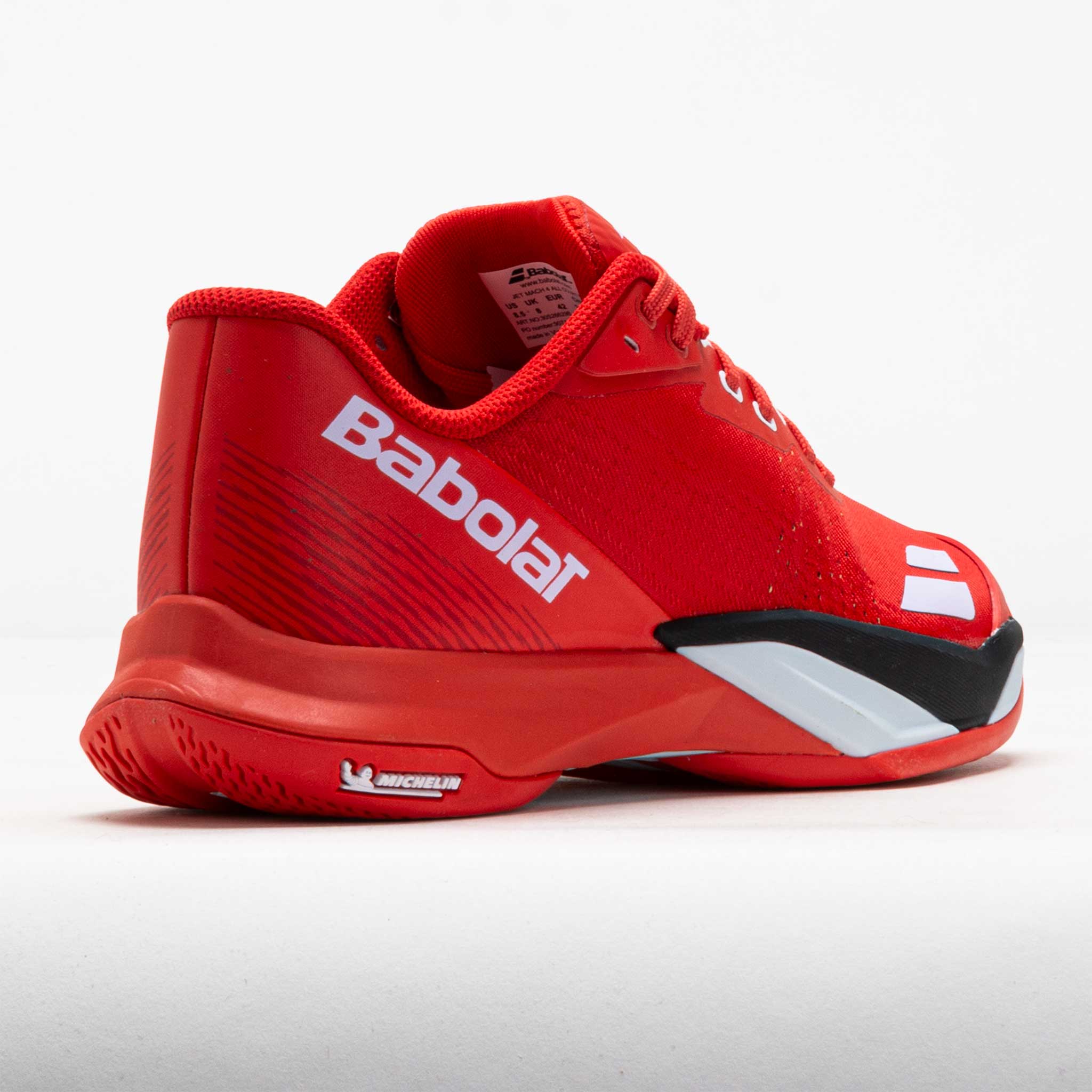 Babolat Jet Mach 4 Men's Cherry Tomato/White – Holabird Sports