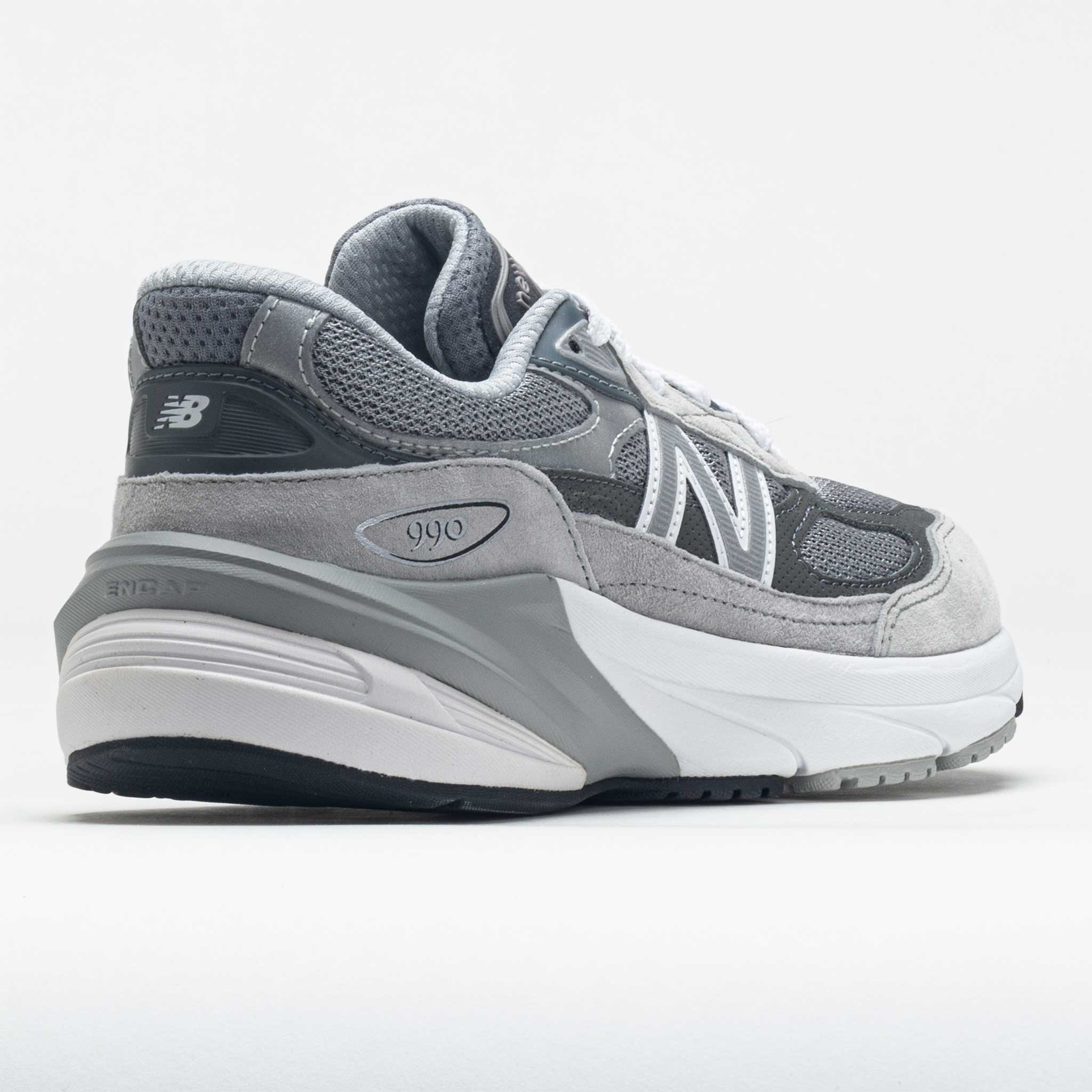 New Balance 990v6 Junior Grey/Silver – Holabird Sports