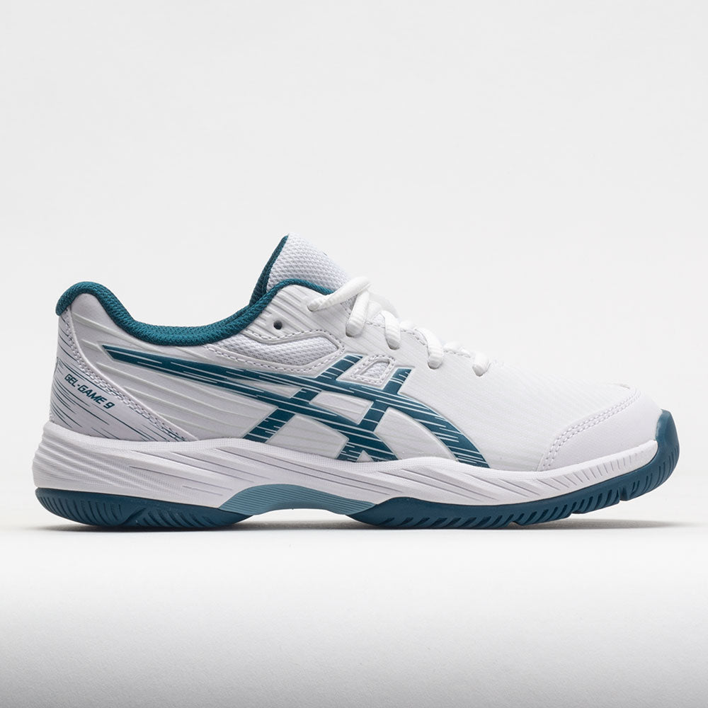 Cena Remolque junio ASICS GEL-Game 9 Junior White/Restful Teal – Holabird Sports