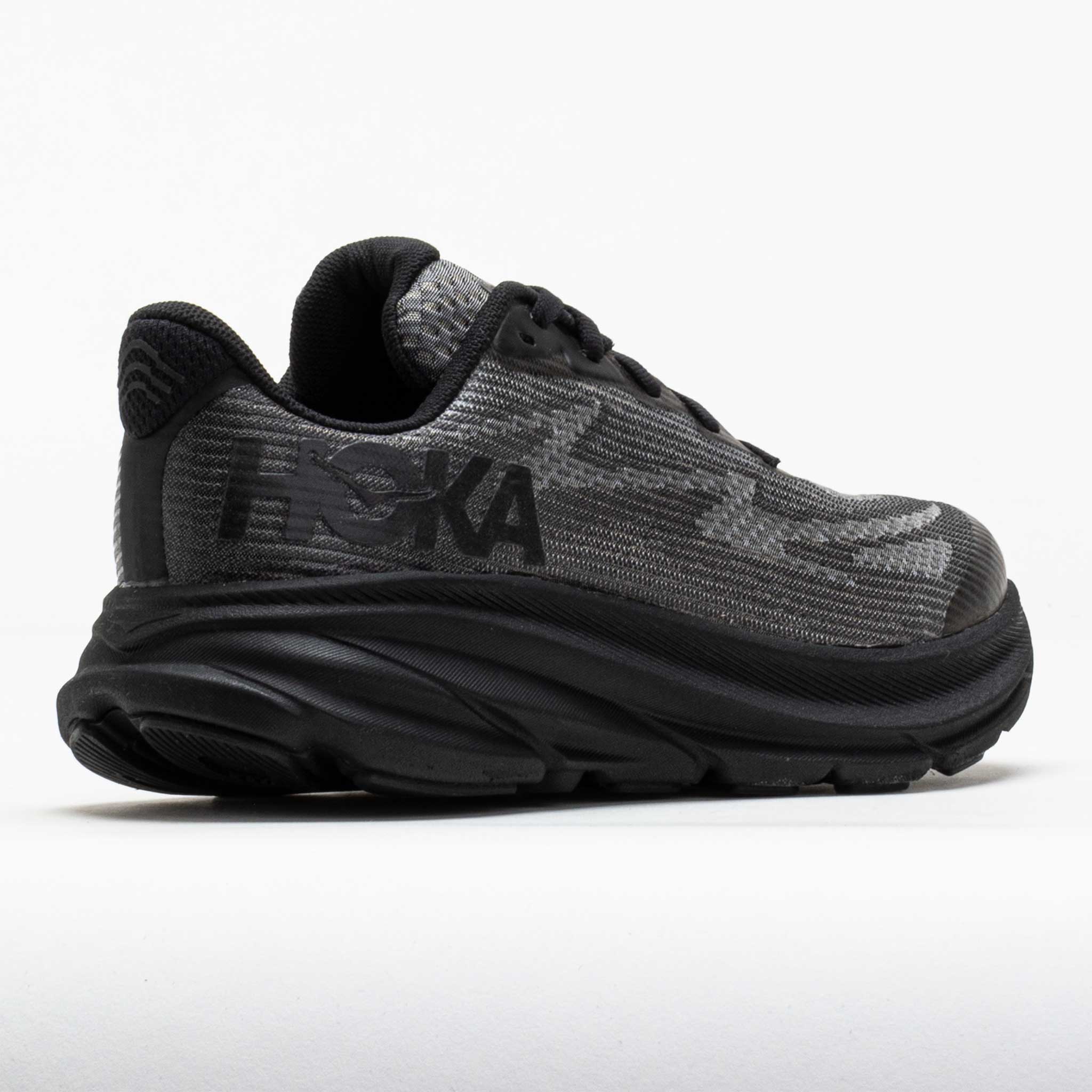 HOKA Clifton 9 Junior Black/Carbon – Holabird Sports