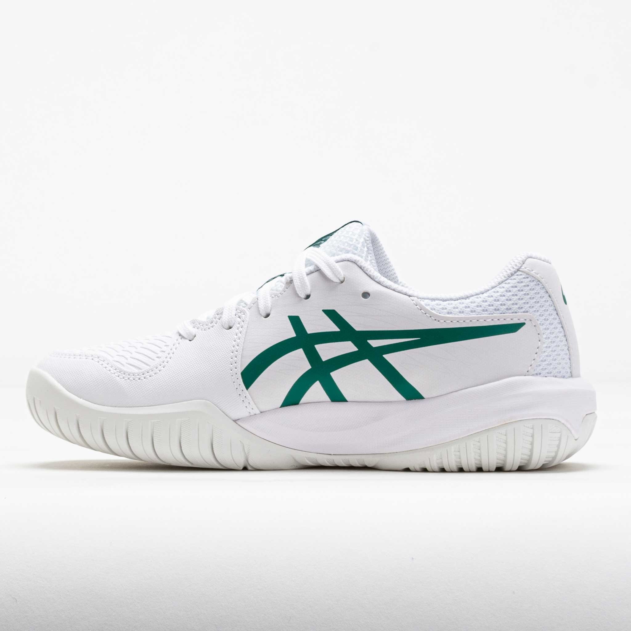ASICS GEL-Resolution X Junior White/Pitch Green – Holabird Sports