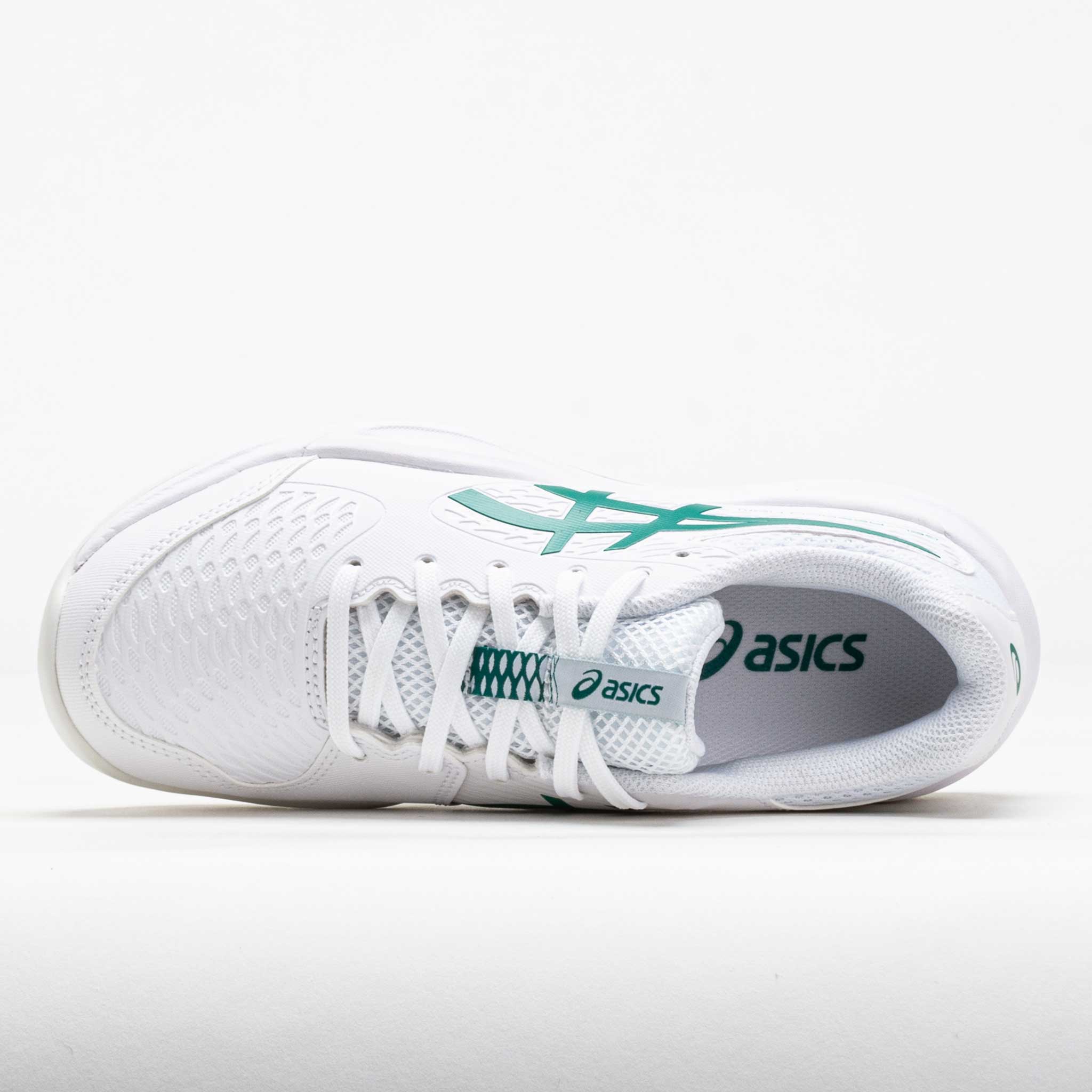 ASICS GEL-Resolution X Junior White/Pitch Green – Holabird Sports