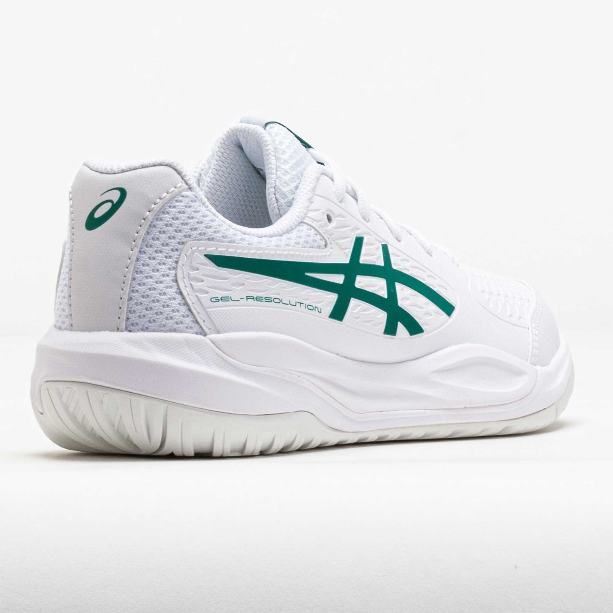 ASICS GEL-Resolution X Junior White/Pitch Green