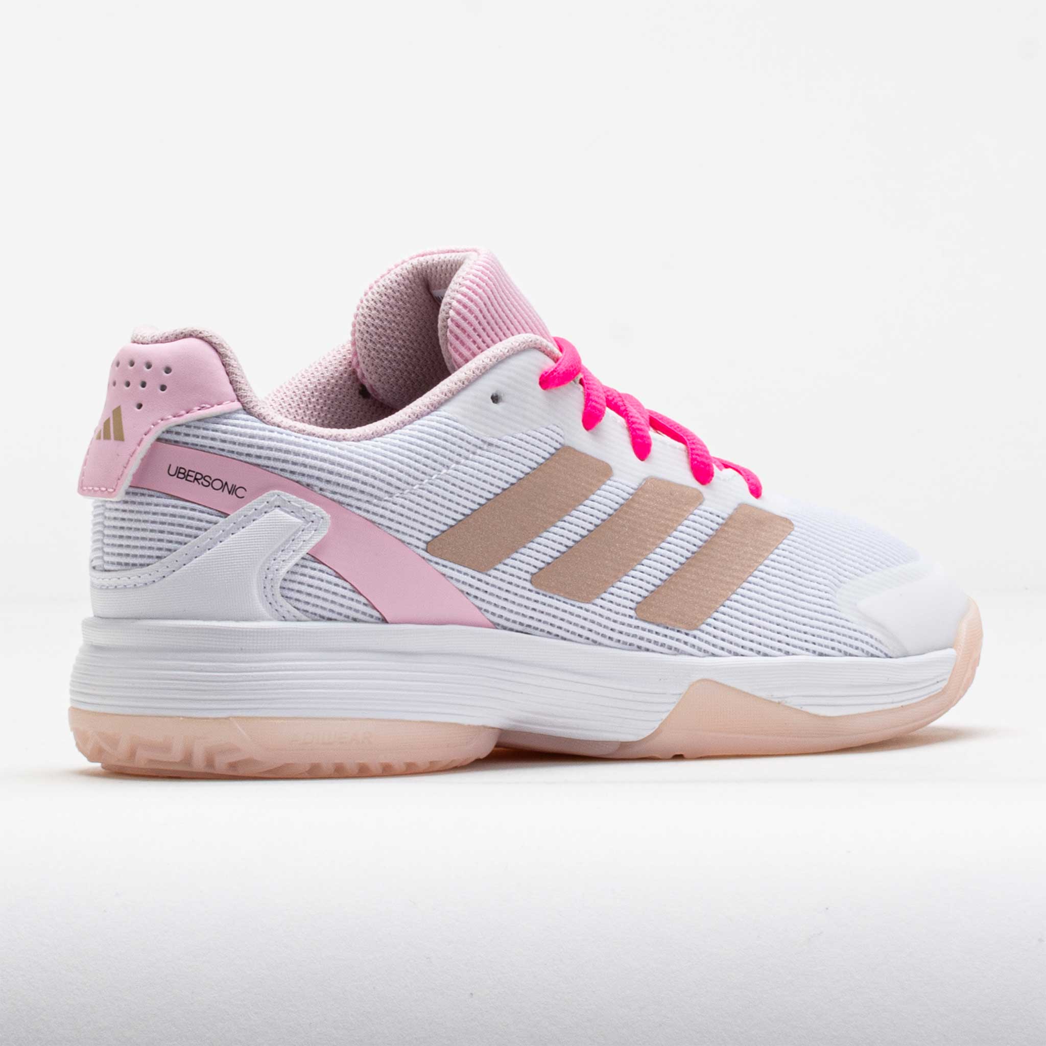 adidas Ubersonic Junior Off White/Silver Metallic/Powder Plum