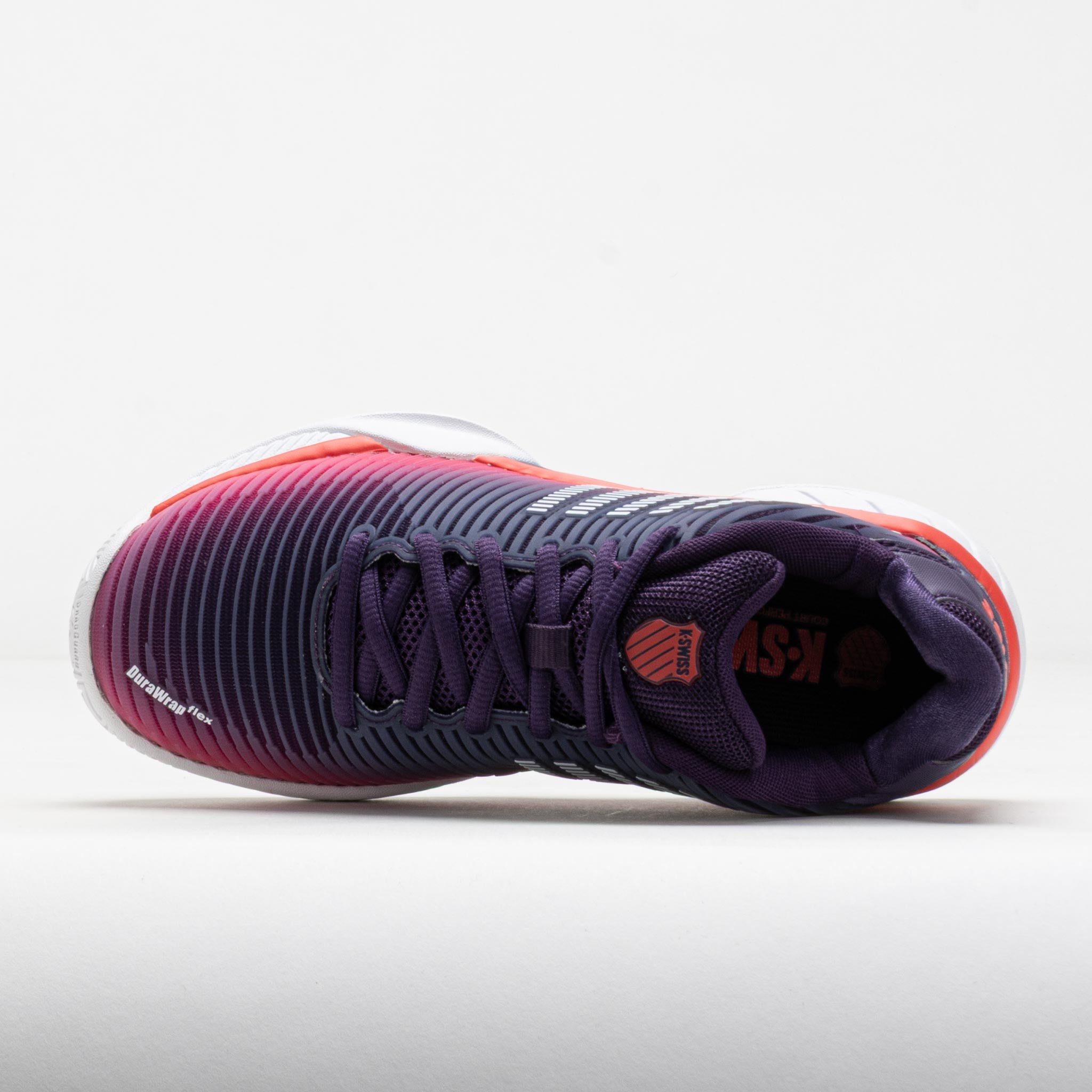K-Swiss Hypercourt Express 2 Junior Purple Plumeria/White/Hot Coral
