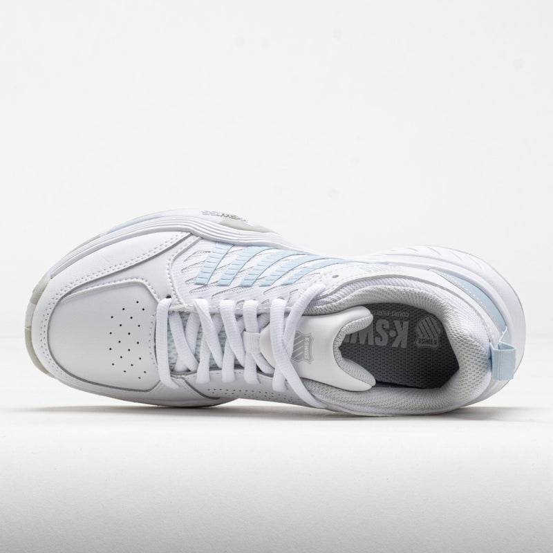 K-Swiss Court Express 2 Junior White/Ballad Blue/Dawn Blue