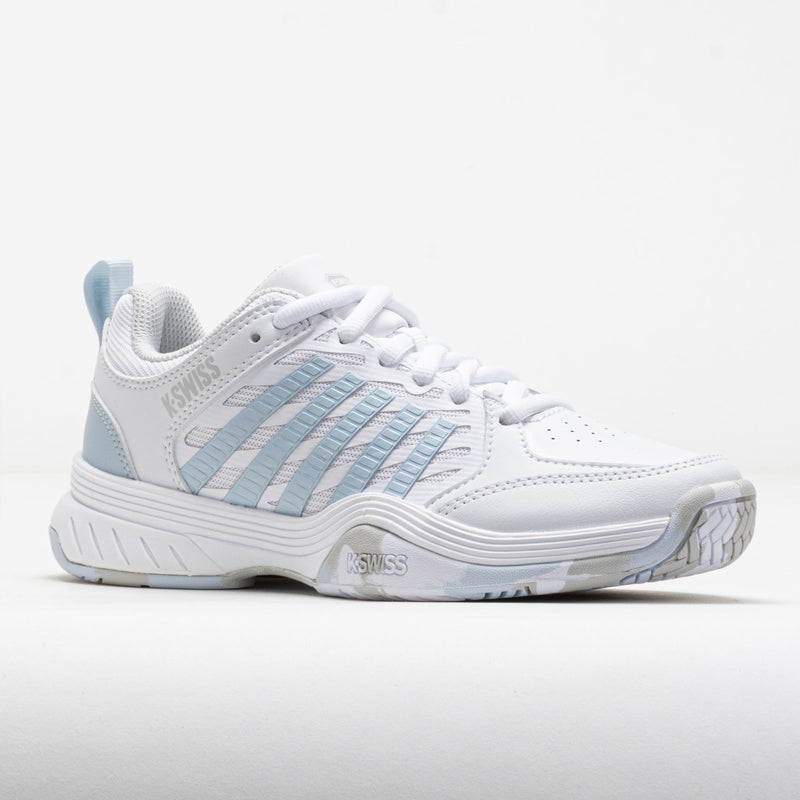 K-Swiss Court Express 2 Junior White/Ballad Blue/Dawn Blue