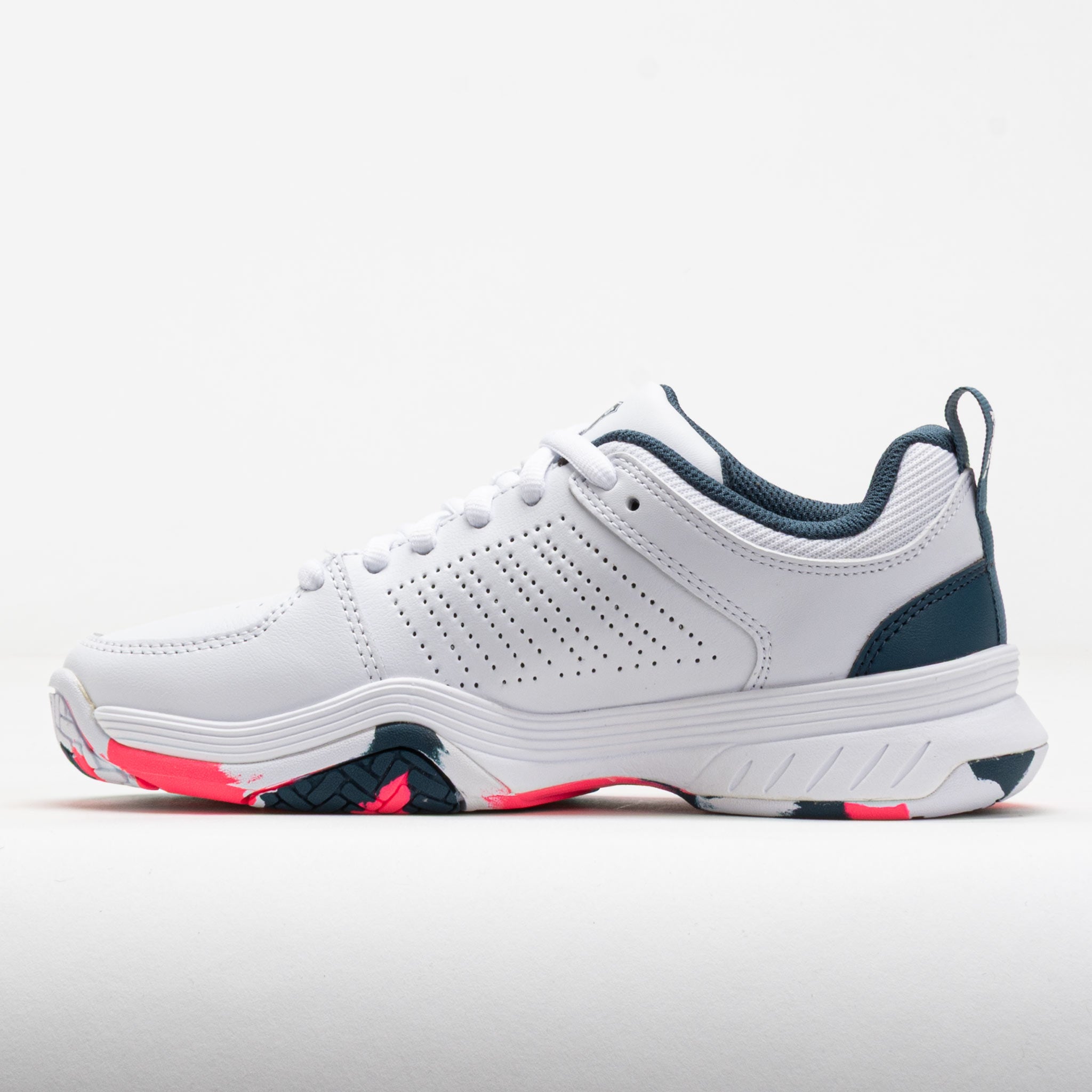 K-Swiss Court Express 2 Junior White/Stargazer/Neon Blaze