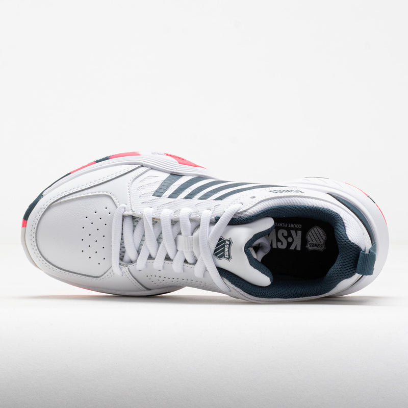 K-Swiss Court Express 2 Junior White/Stargazer/Neon Blaze