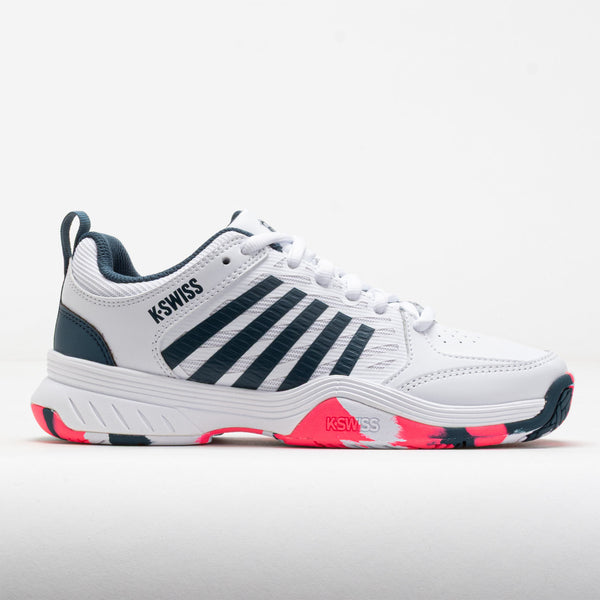 K-Swiss Court Express 2 Junior White/Stargazer/Neon Blaze