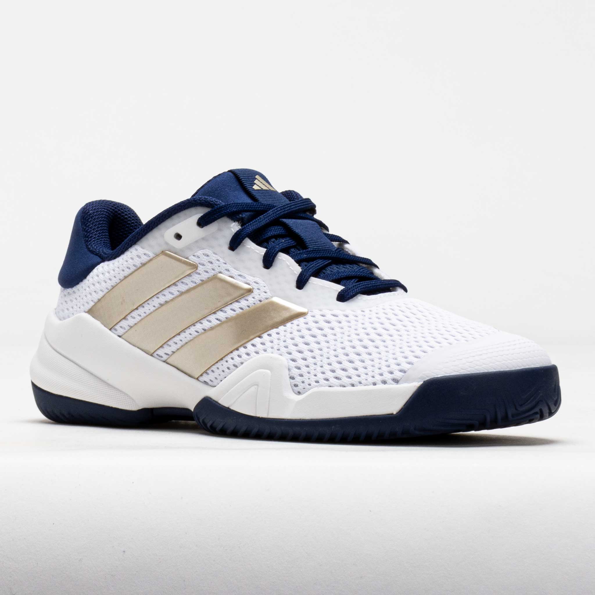 adidas Barricade Junior White/Cyber Metallic/Dark Blue