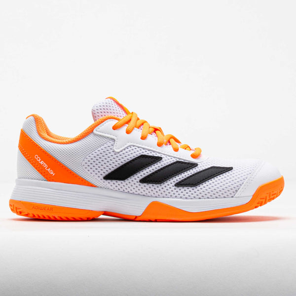 adidas CourtFlash Junior Lucid Orange/Cyber Metallic/White