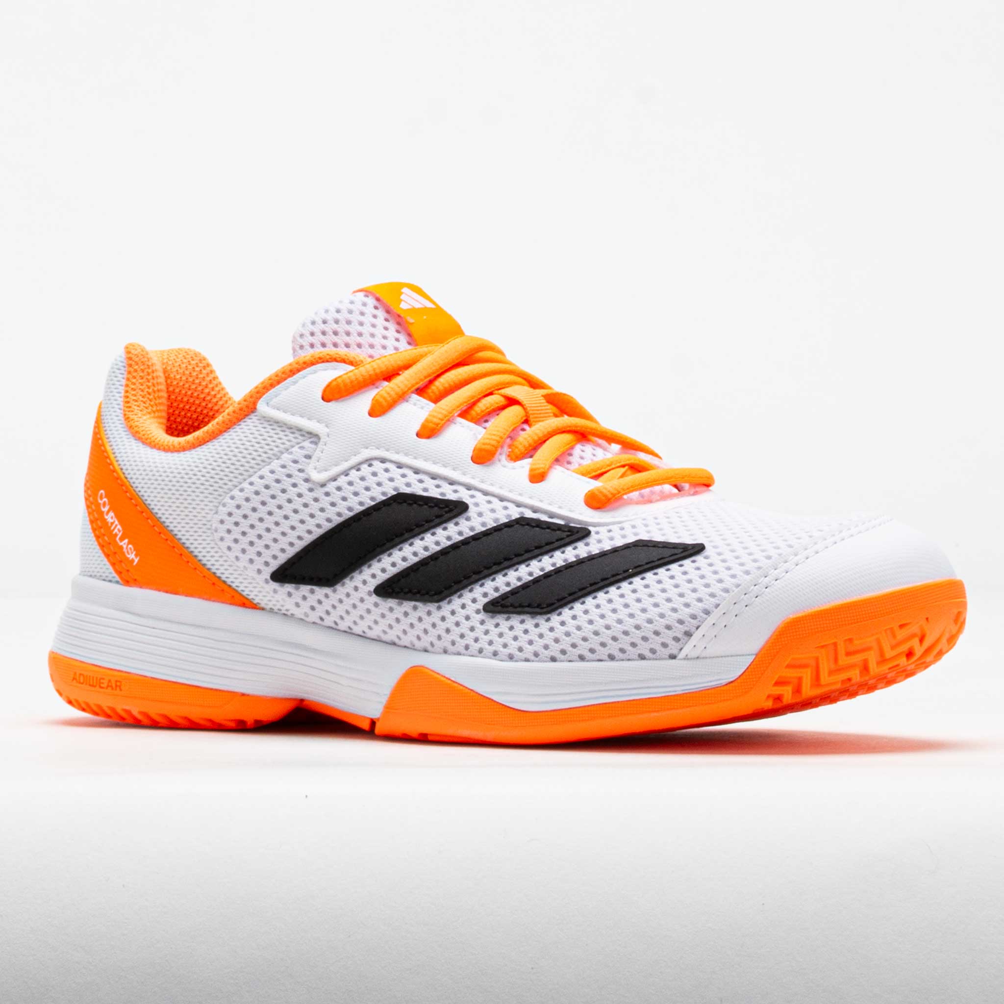 adidas CourtFlash Junior Lucid Orange/Cyber Metallic/White