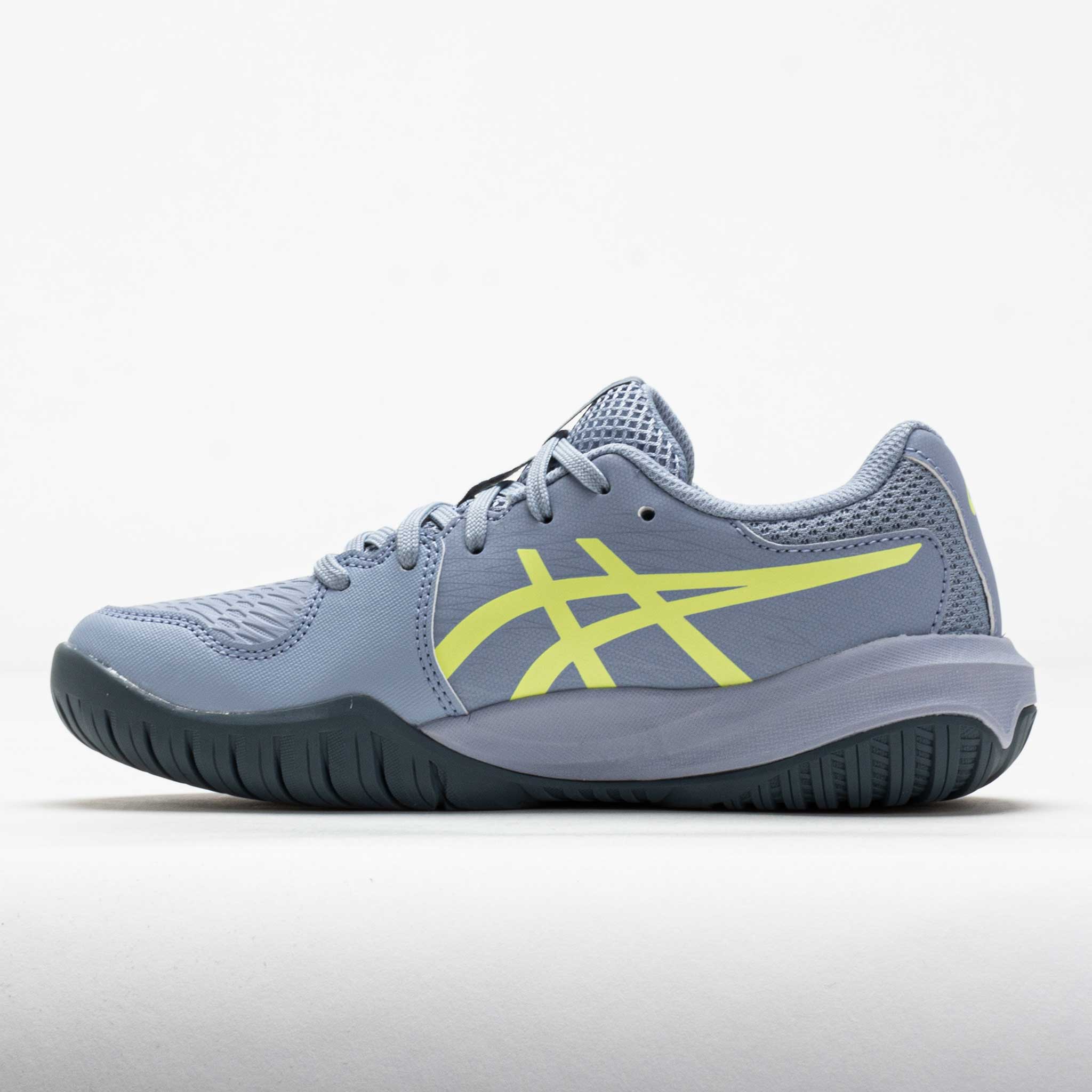 ASICS GEL-Resolution X Junior Grey Blue/Pistachio – Holabird Sports