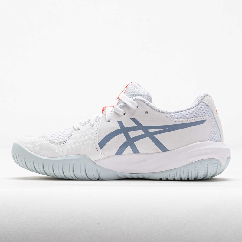 ASICS GEL-Resolution X Junior White/Grey Blue – Holabird Sports