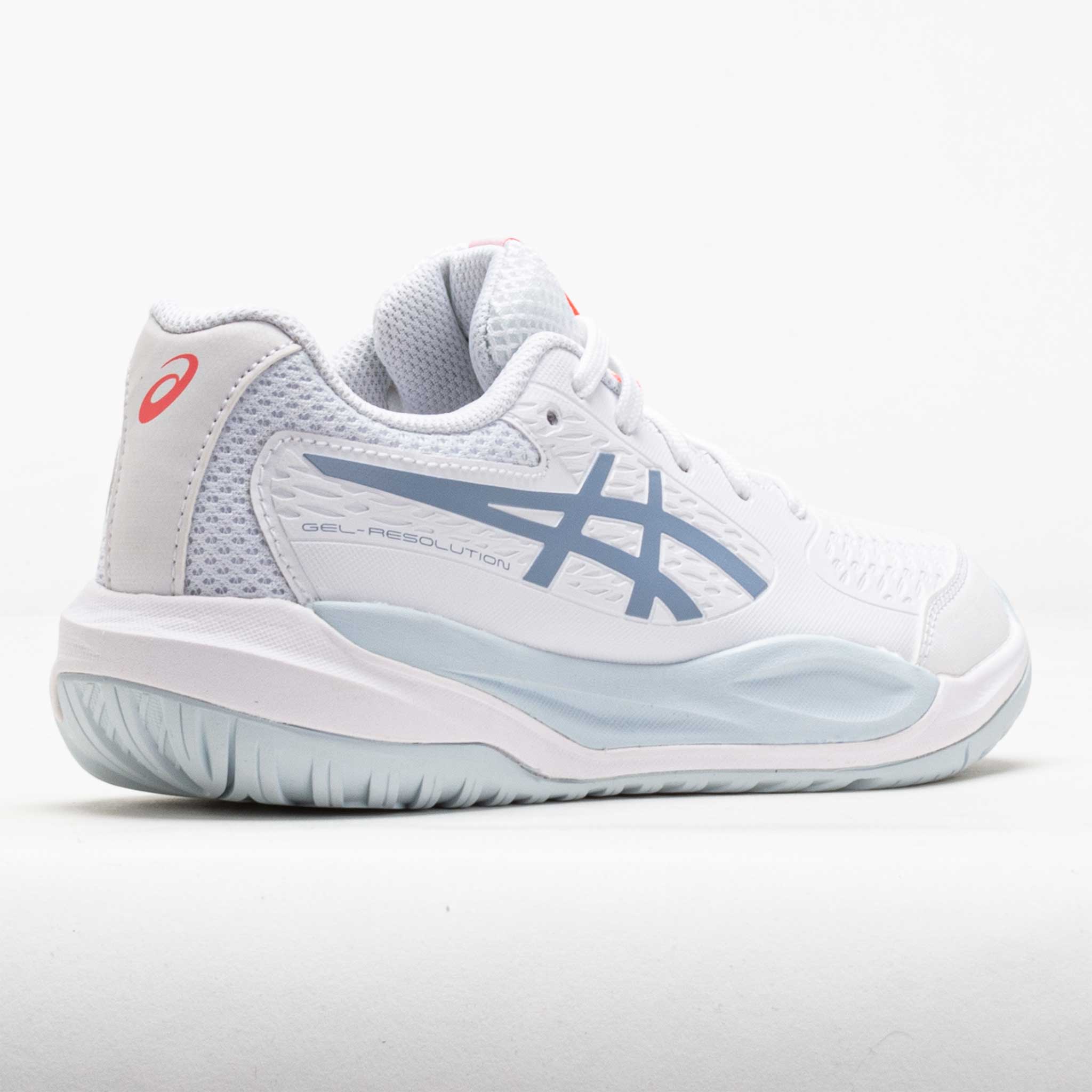 ASICS GEL-Resolution X Junior White/Grey Blue – Holabird Sports