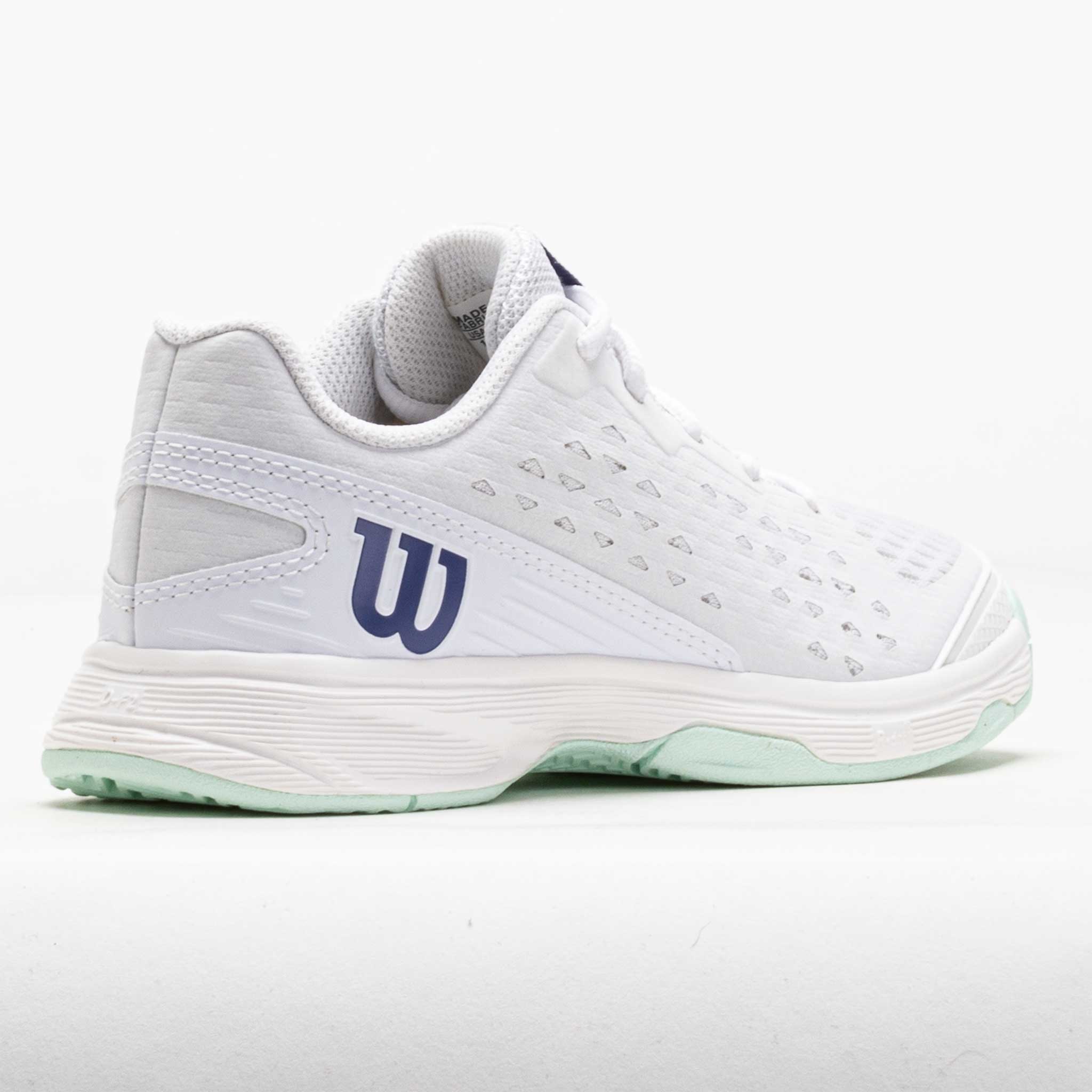 Wilson Rush Pro Junior L White/Bay/Skip Blue – Holabird Sports