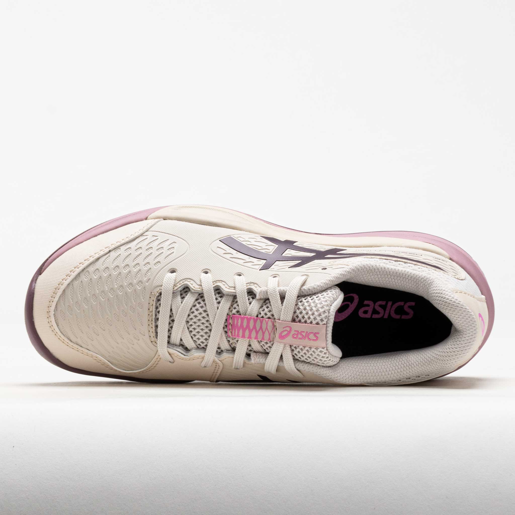ASICS GEL-Resolution X Junior Soft Oat/Dark Aubergine