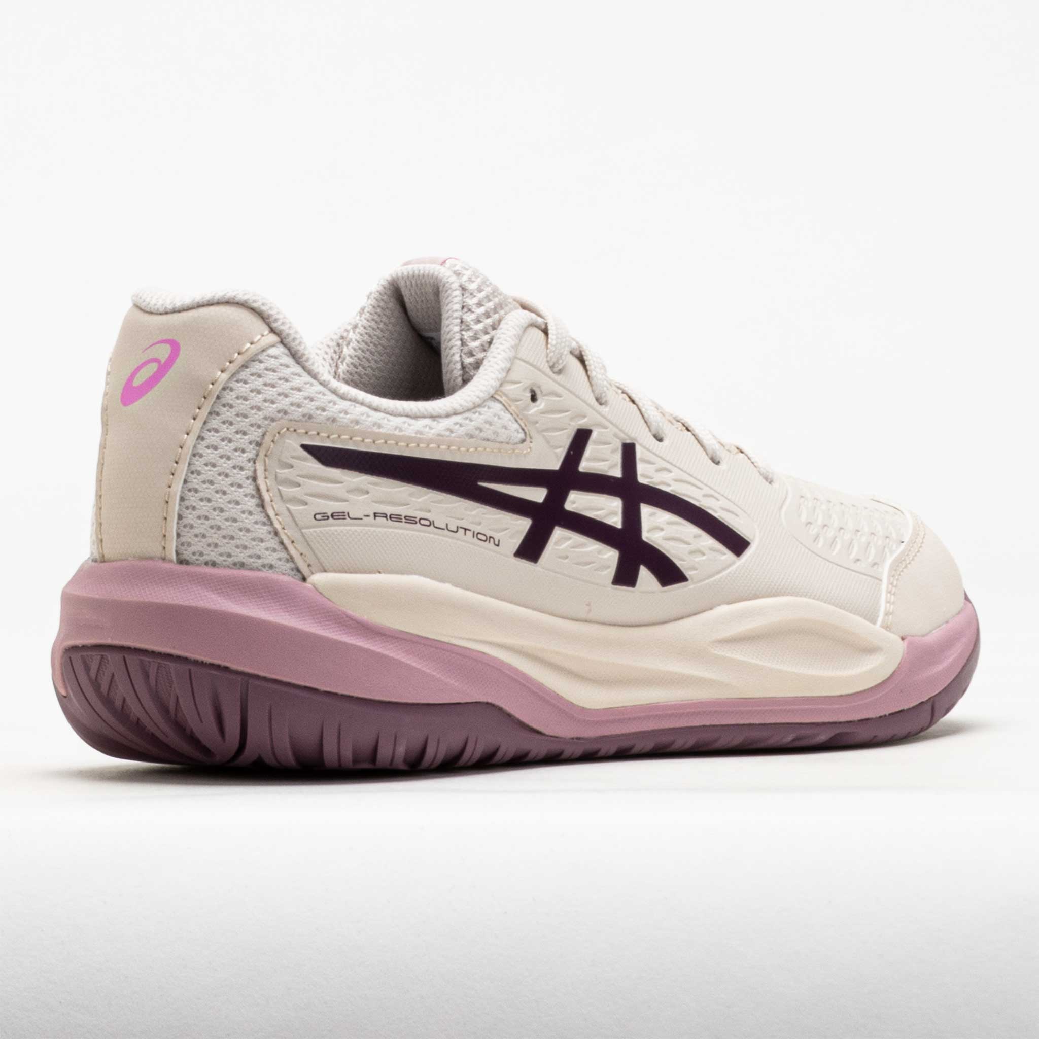 ASICS GEL-Resolution X Junior Soft Oat/Dark Aubergine