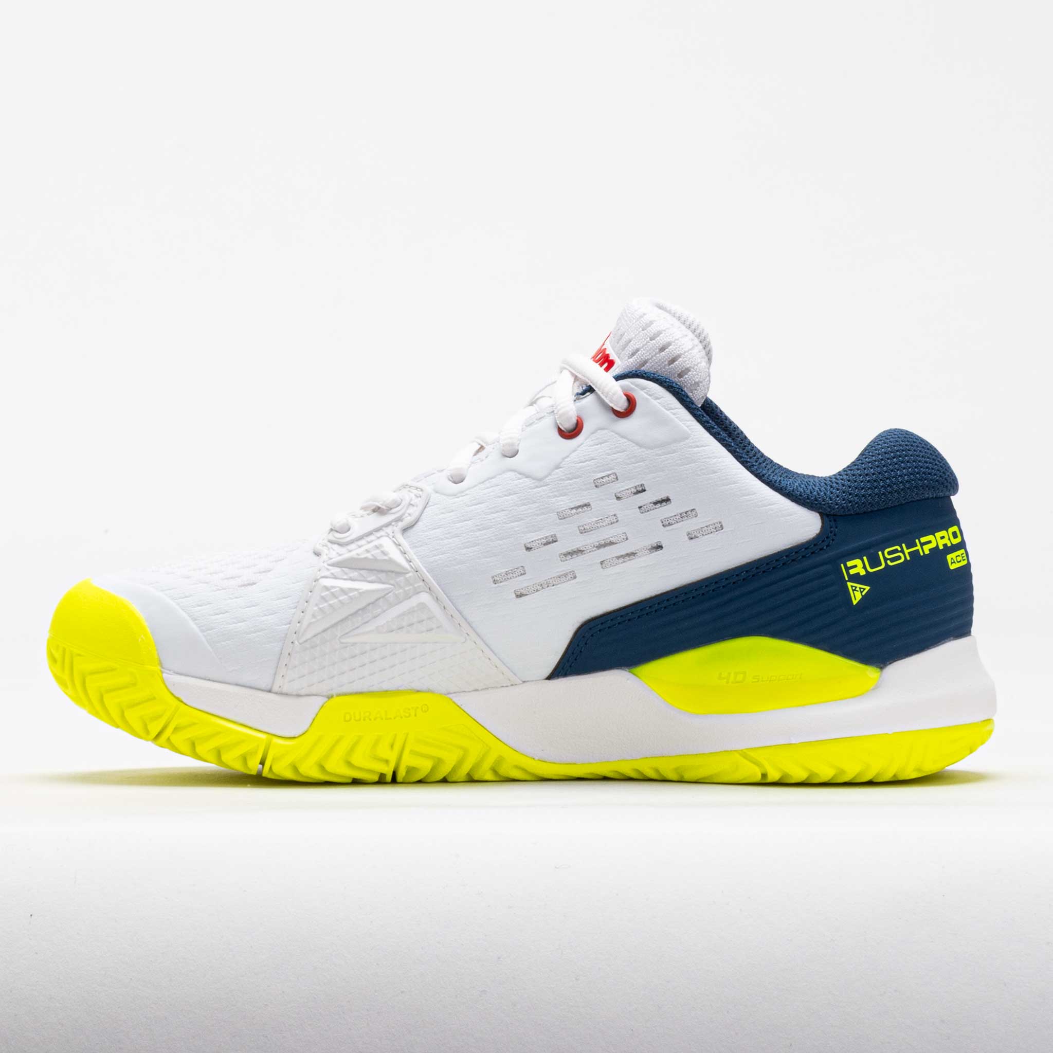 Wilson Rush Pro Ace Junior Snow White/Ensign Blue