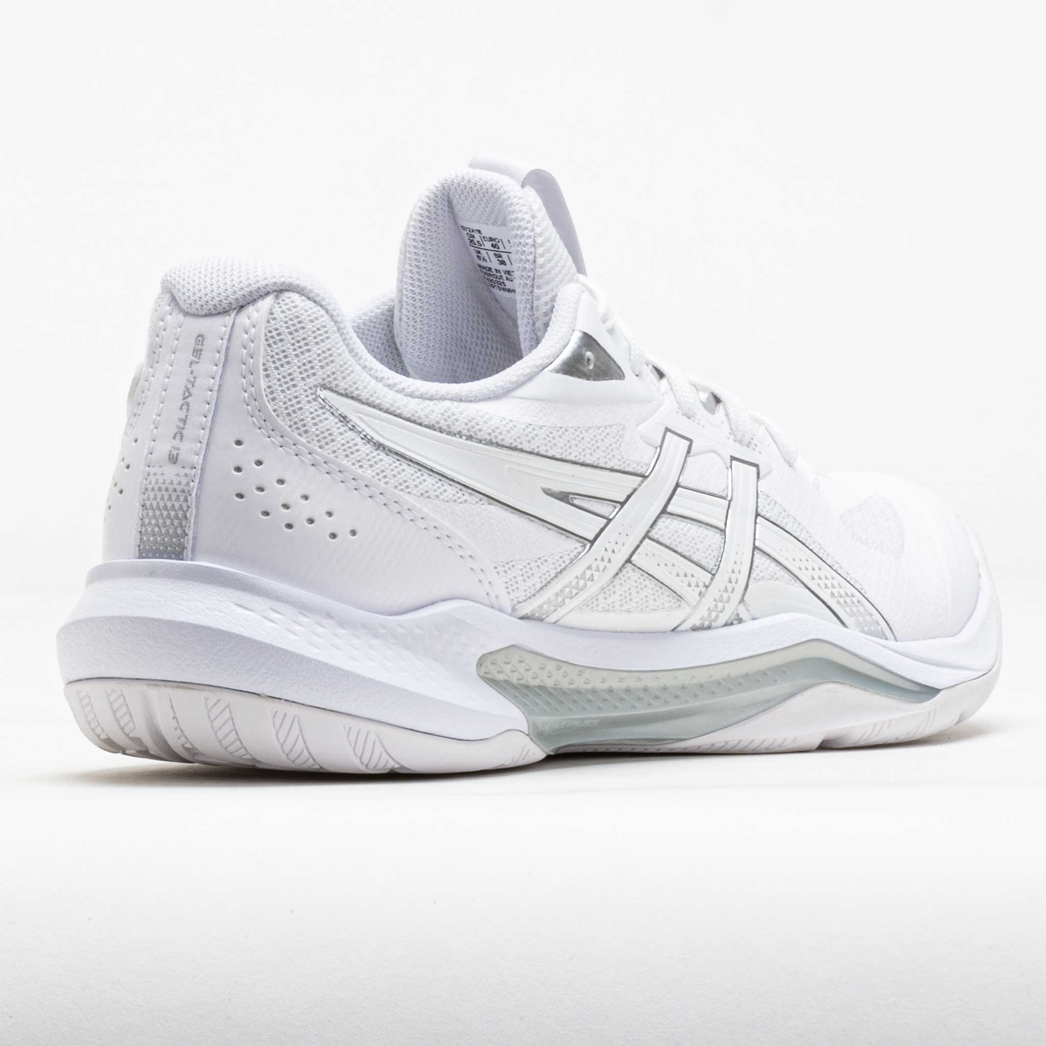 ASICS GEL-Tactic 13 Women's White/Pure Silver – Holabird Sports