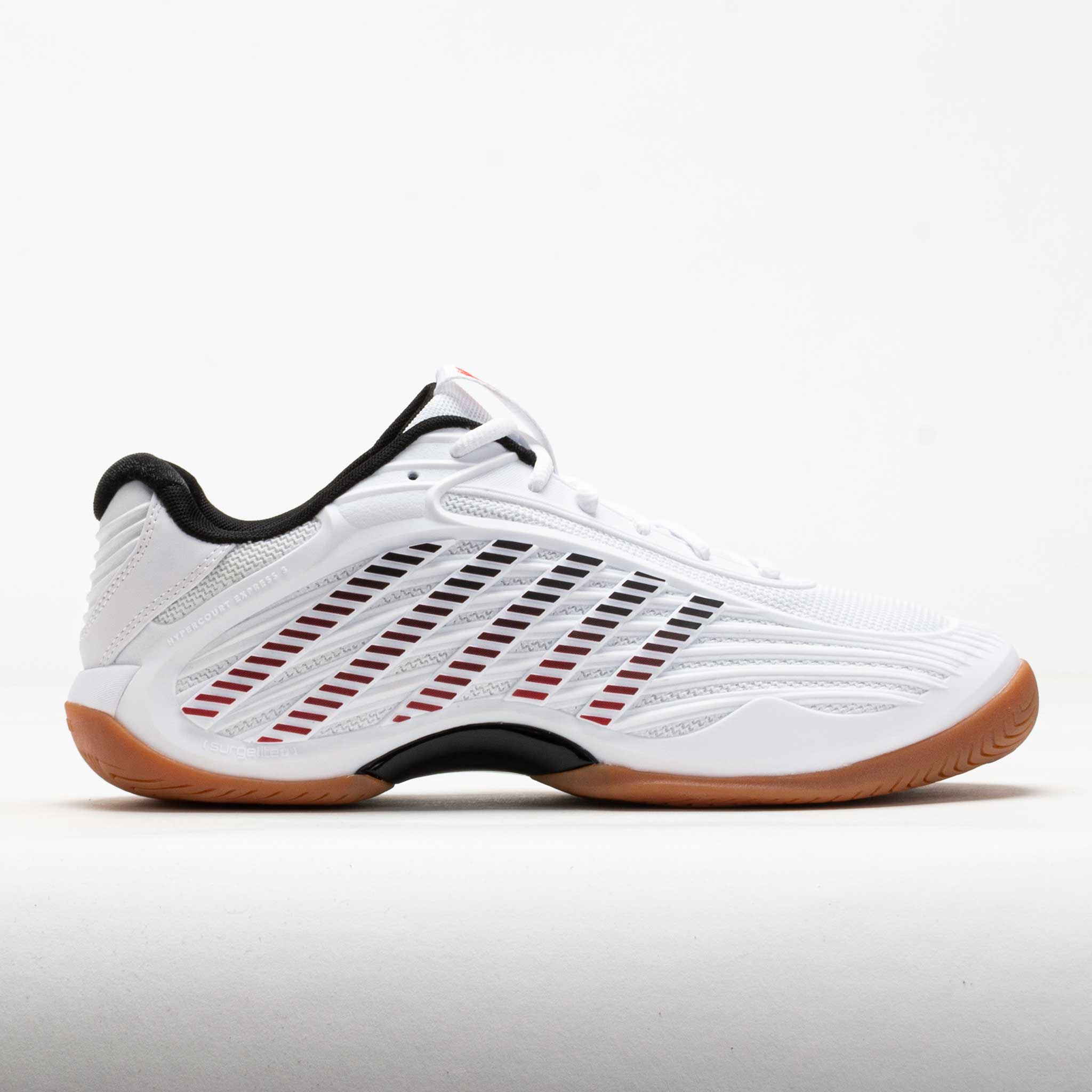 K-Swiss Hypercourt Express 3 Indoor Men's White/Black/High Risk Red