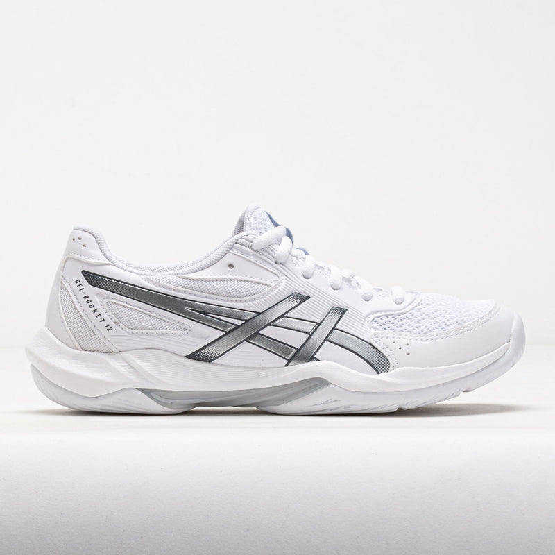 ASICS GEL-Rocket 12 Women's White/Pure Silver – Holabird Sports
