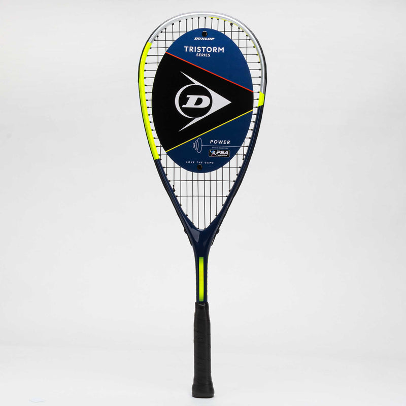 Raqueta De Squash Dunlop Tristorm Lite – Ideal Para Principiantes, Ligera Y Con Mayor Punto Dulce