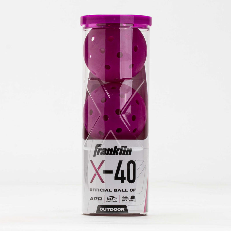 Franklin X-40 Outdoor Pickleball 3 Pack Tube – Holabird Sports