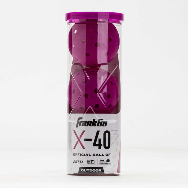 Franklin X-40 Outdoor Pickleball 3 Pack Tube – Holabird Sports