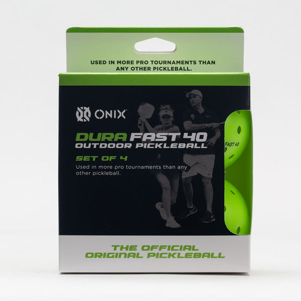 Onix Dura Fast 40 Outdoor Pickleball 4 Pack