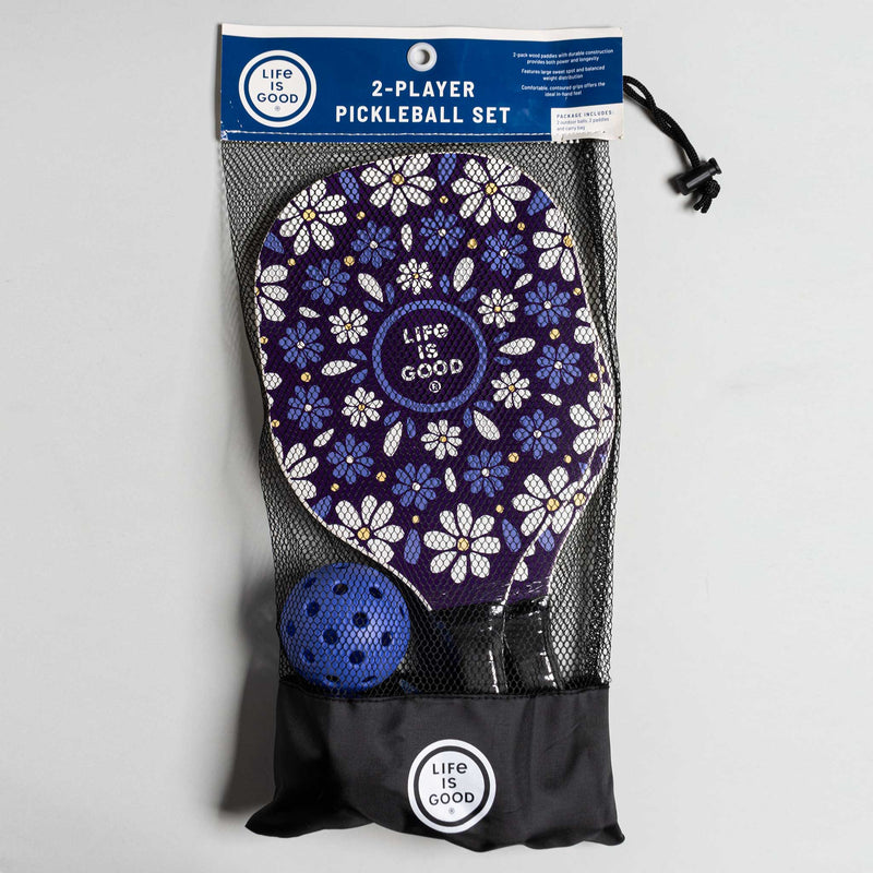 Life is Good Pickleball Set (2 Paddles, 2 Balls)