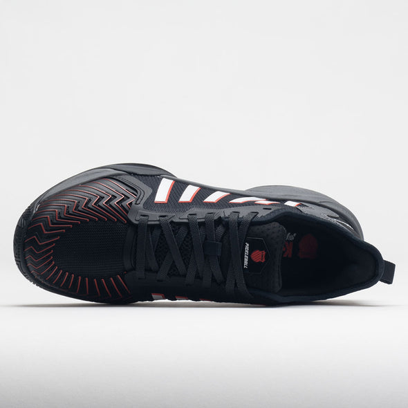 K-Swiss Pickleball Supreme Men's Jet Black/Steel Gray/Spicy Orange