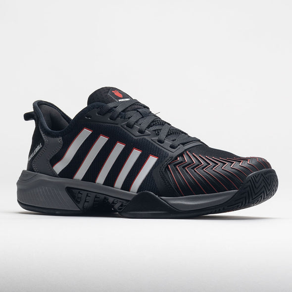 K-Swiss Pickleball Supreme Men's Jet Black/Steel Gray/Spicy Orange
