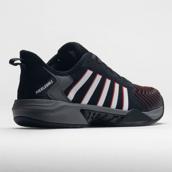 K-Swiss Pickleball Supreme Men's Jet Black/Steel Gray/Spicy Orange