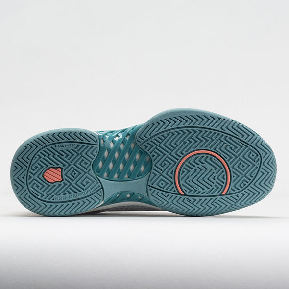 K-Swiss Express Light Pickleball Women's Blanc de Blanc/Nile Blue/Dess