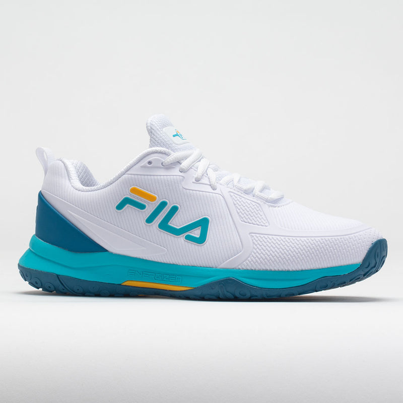 Fila Volley Burst Women's  White/Scuba Blue/Gold Fusion