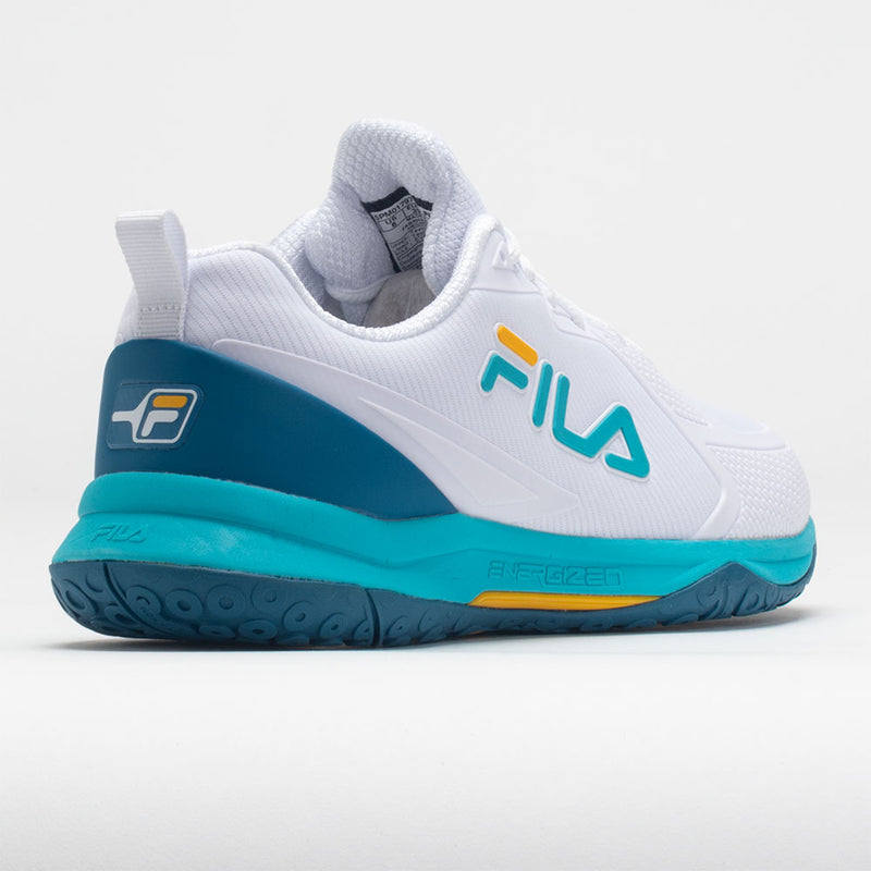 Fila Volley Burst Women's  White/Scuba Blue/Gold Fusion