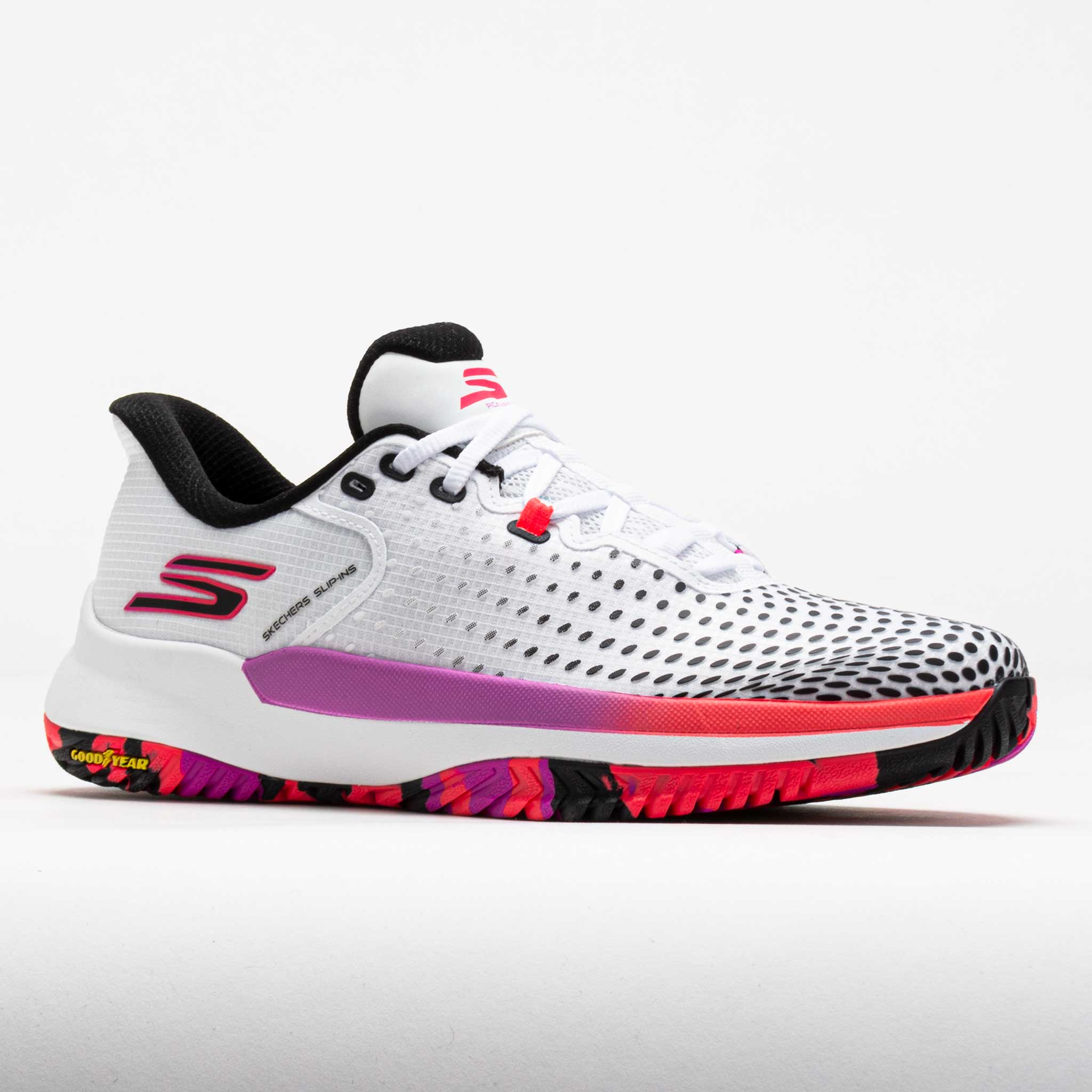 Skechers Viper Court Pro Elite Women's White/Black/Pink